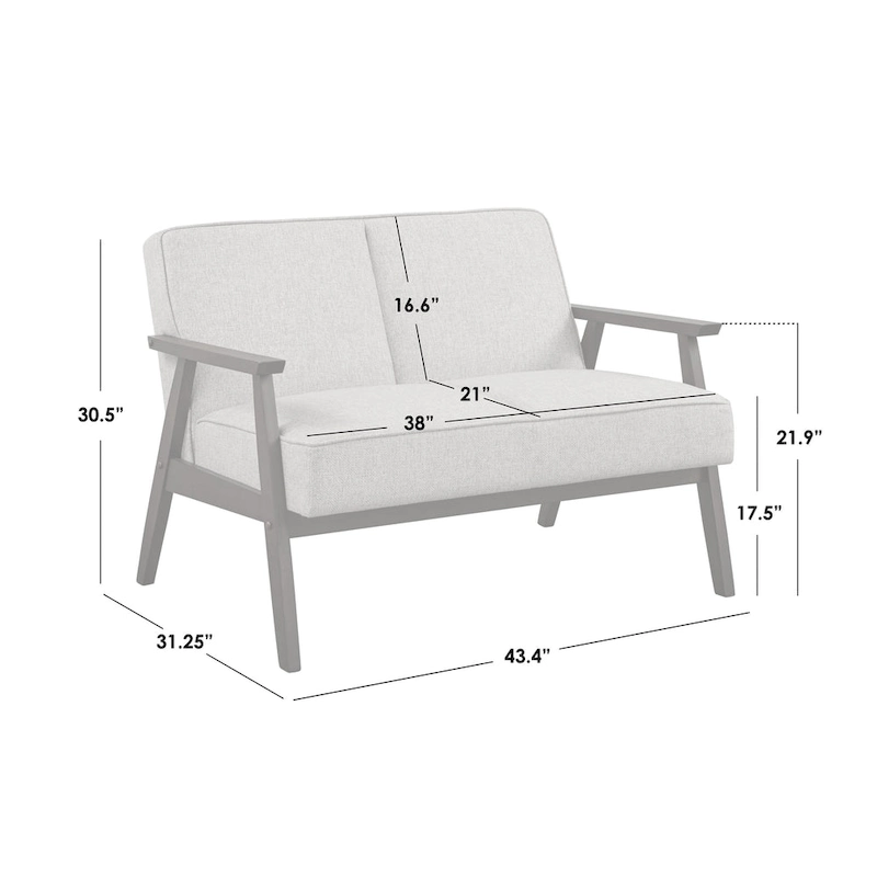 Simple Living Sonia Loveseat