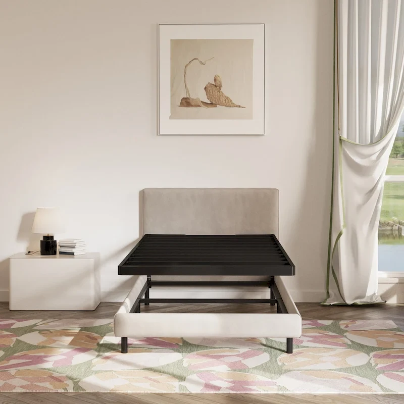 7 Inch Adjustable Steel Bed Frames Heavy Duty