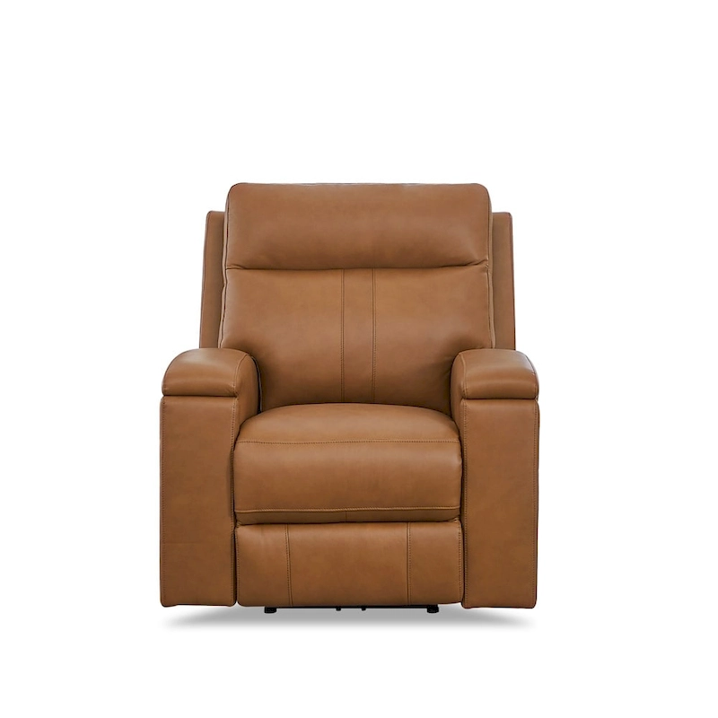 Hydeline Venice Zero Gravity Power Recline and Headrest Top Grain Leather Recliner with Cup Holder