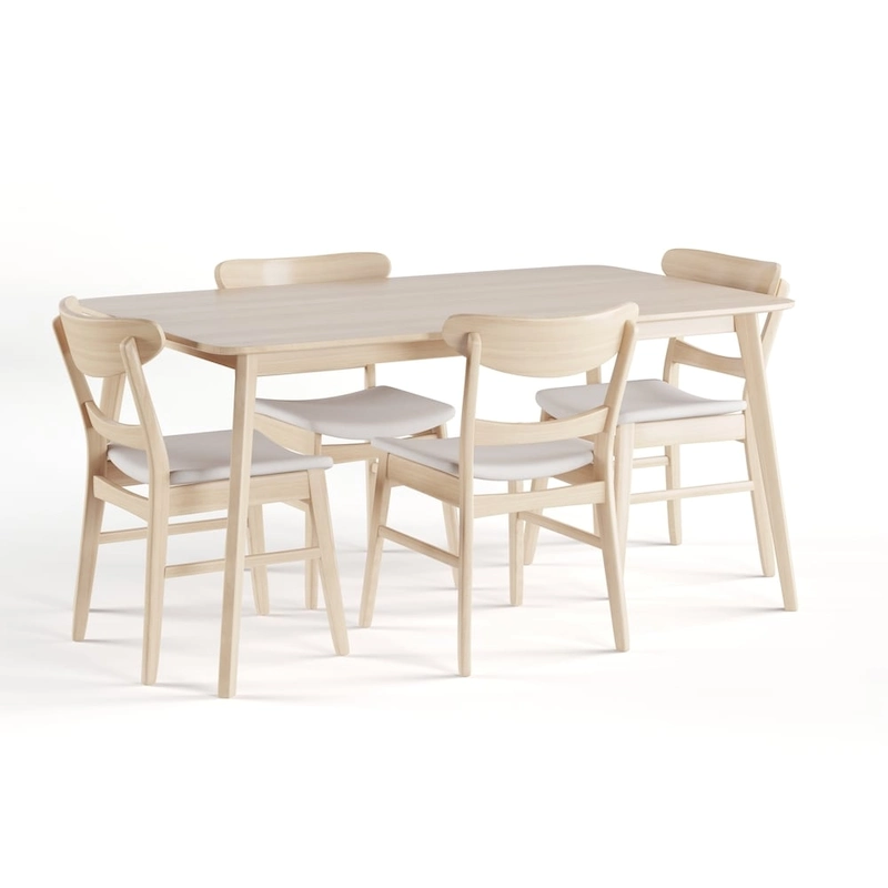 Bryner Mid-Century Modern 5 Piece Dining Set by Christopher Knight Home