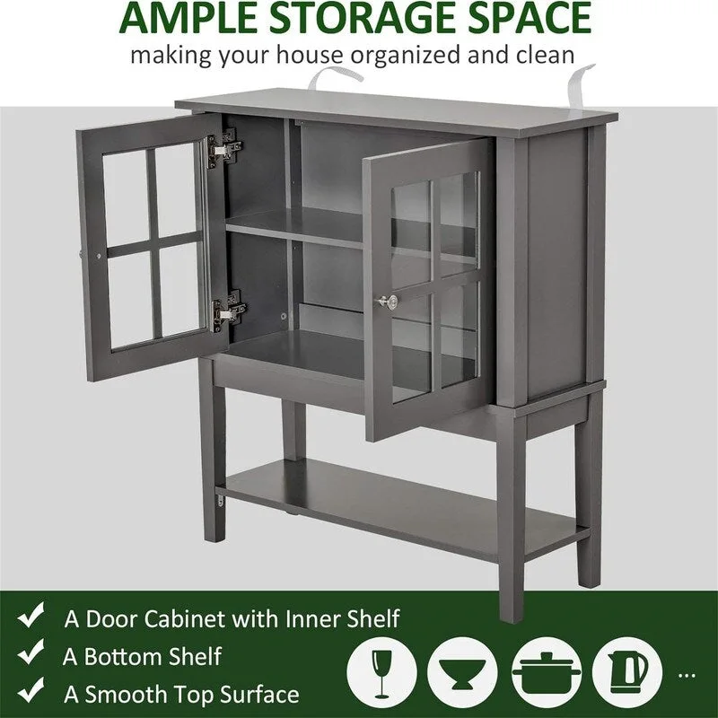 Modern Sideboard Buffet Cabinet - 31.5 L x 11'W x 33 H