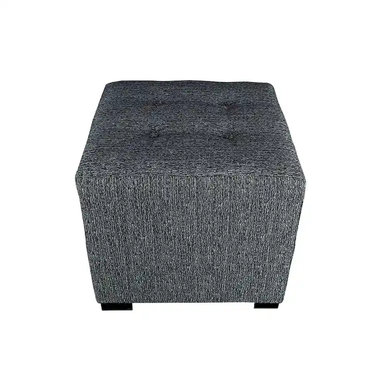 MJL Furniture Text2 Olivia 4-button Tufted Square Ottoman
