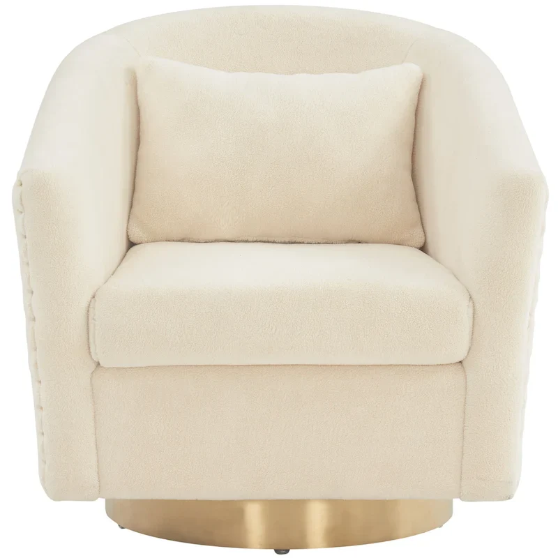 Quilted Swivel Tub Chair - 30Wx32Dx30H