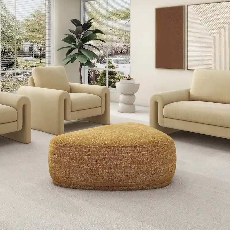 Pebble 44 Rounded Triangle Cocktail Ottoman
