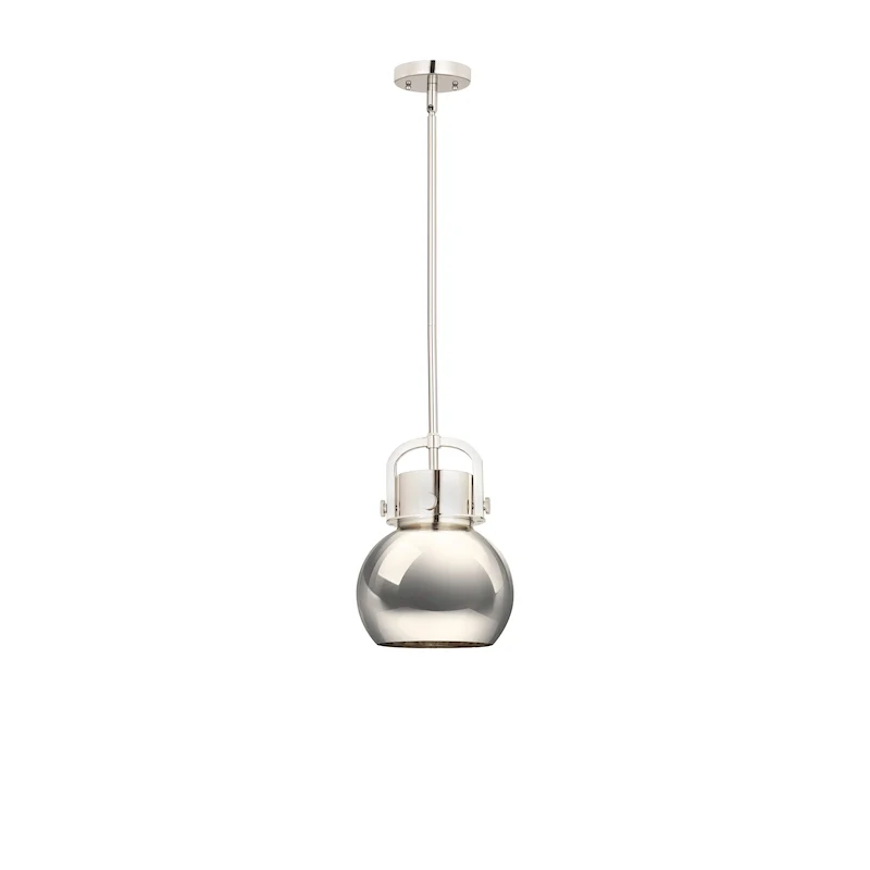 Innovations Lighting Newton Metal Sphere - 1 Light 8  Stem Hung Pendant