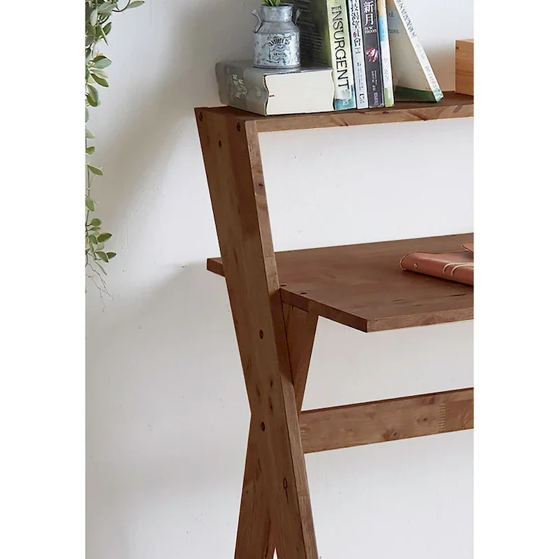 37.5 In. Mid Century Modern X Leg Study Desk