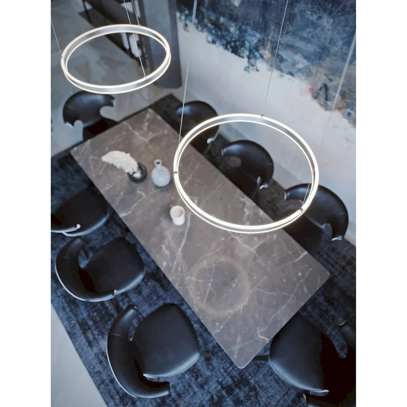 Glo 24  LED Pendant Light - 3000K - 23.75 Dia x 1.42 H