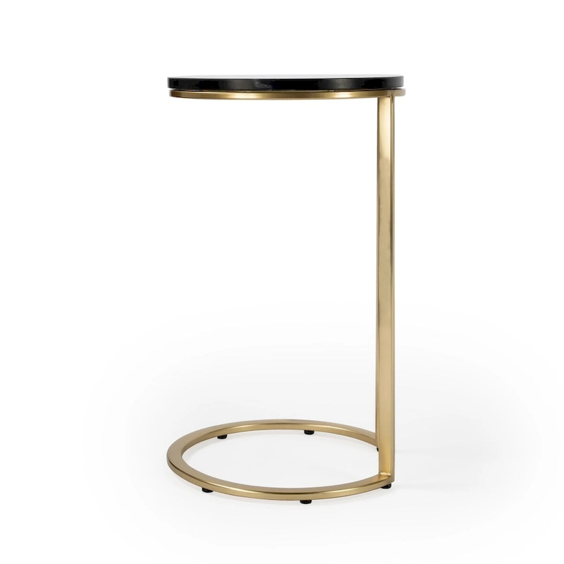 Butler Shounderia Black Marble Accent Table