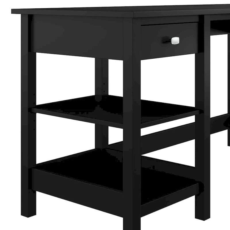Broadview 54W Computer Desk with Shelves by Bush Furniture