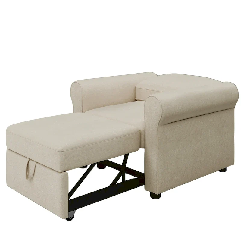3-in-1 Sofa Bed Chair Convertible Sleeper Chair Bed