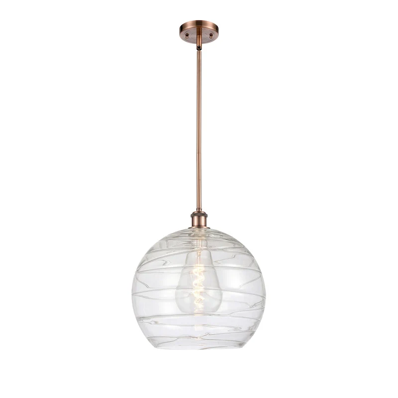 Innovations Lighting Athens Deco Swirl 1 Light 14  Pendant