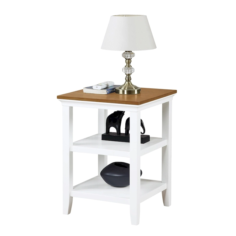 Convenience Concepts Tribeca End Table with Shelves
