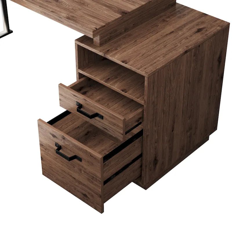 Writing Computer Desk with Drawers
