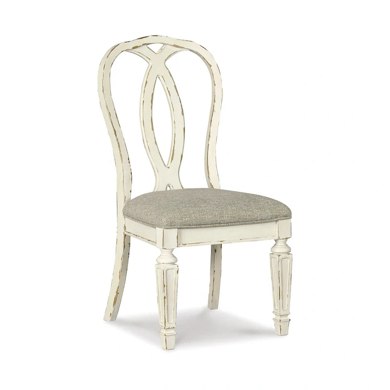 Signature Design by Ashley Realyn White/Brown 8-Piece Dining Package