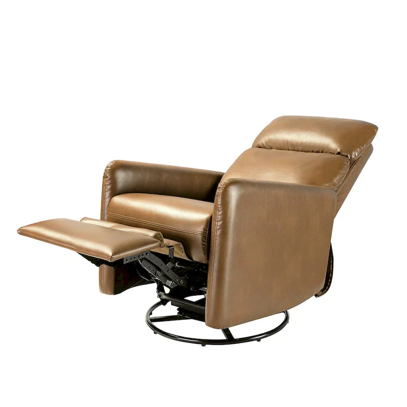 Lyle Manual Swivel Recliner with Metal Base
