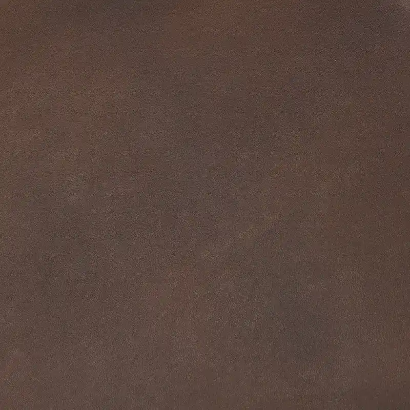 36 Square Ottoman Black Genuine Leather Top-Grain Upholstery Brass Metal Base Modern Living Room Furniture