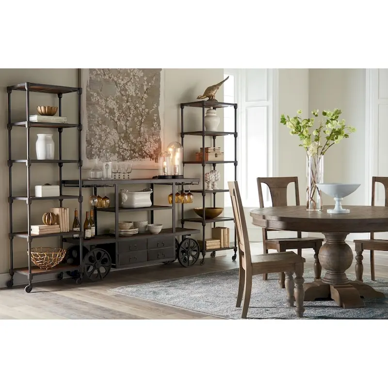 Copper Grove Abenberg Weathered Mango Round Dining Table