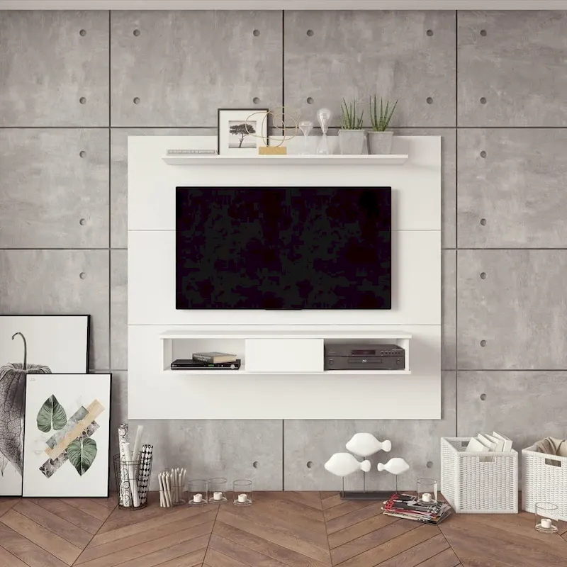 Midtown Concept Wall Mounted TV Shelf Board for 70-in TV