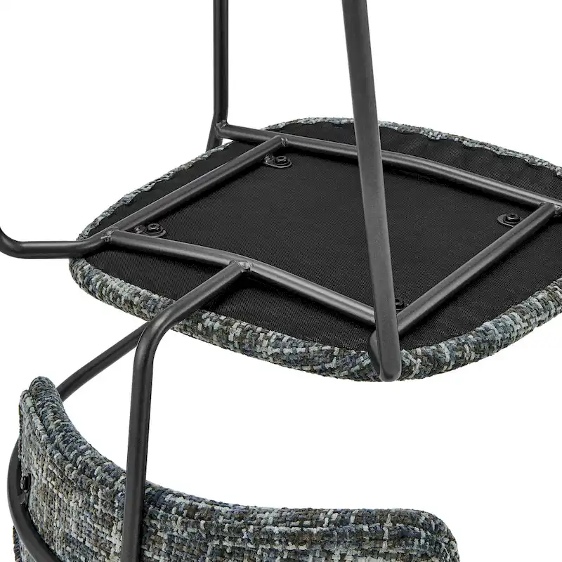 Alivia Fabric Dining Side Arm Chair, (Set of 2)