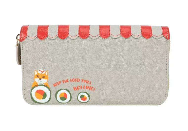 Vendula Sushi - Grey Edition Large Ziparound Wallet