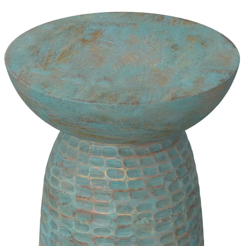 Solid Wood Accent Table - 12.6