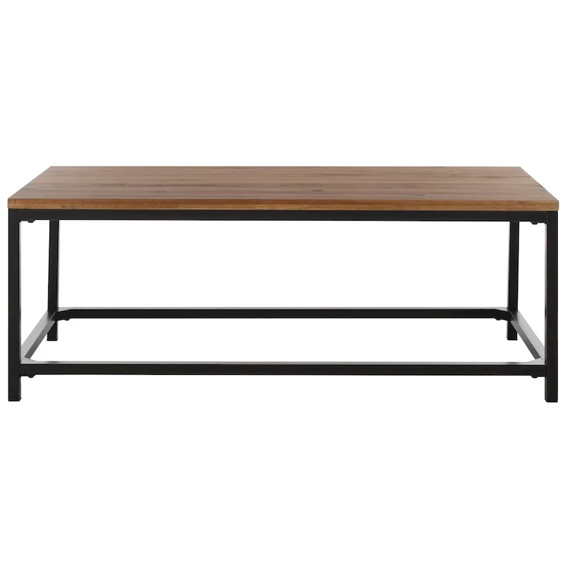 SAFAVIEH Aino Reclamined Wood Finish Coffee Table - 48 x 24 x 17.7 - 48Wx24Dx18H