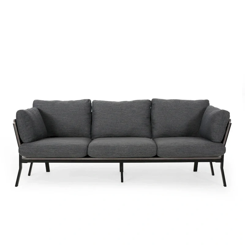 Carvel Mid-century Modern 3-seater Sofa by Christopher Knight Home