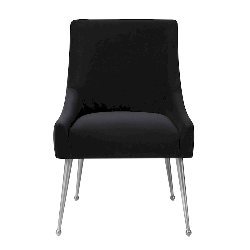 Irina Dining Chair Velvet Side Chair with Stainless Steel Leg