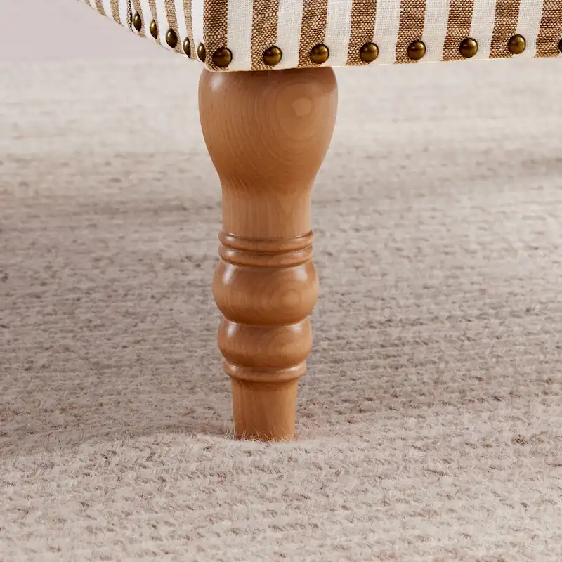 Rolled Armchair Accent Chair Set of 2 Blue/ Grey/ Brown