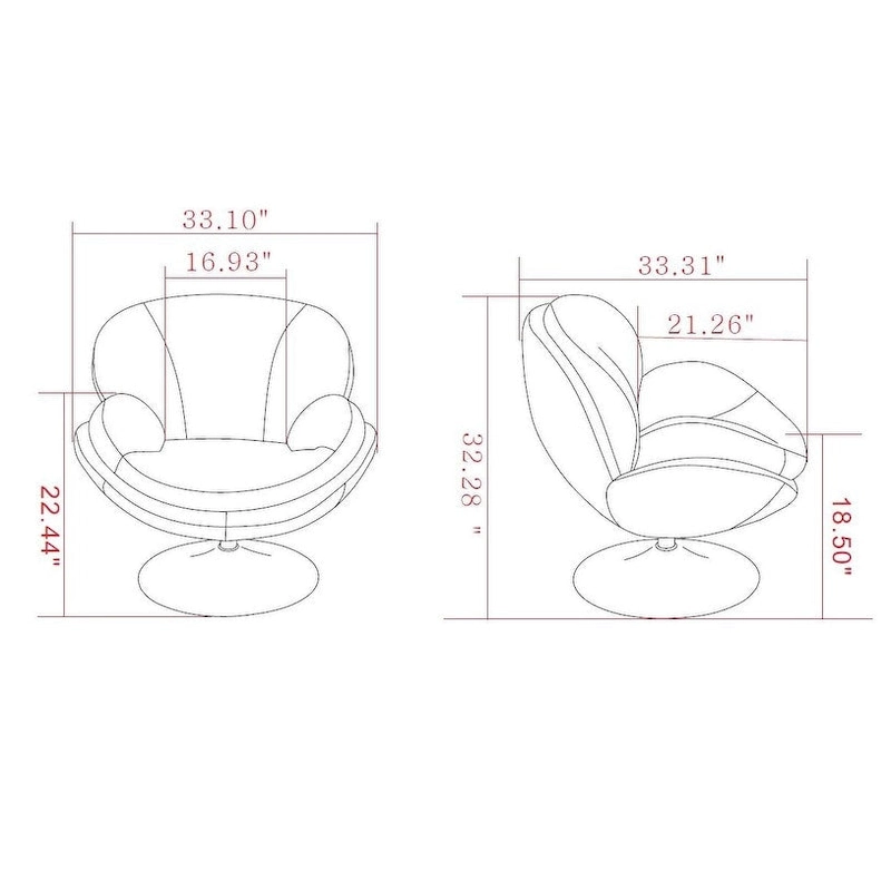 Relax-R Strand Leisure Accent Chair in Khaki Fabric