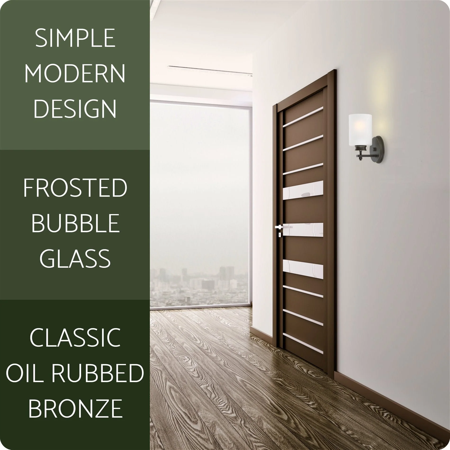 Phoebe 8 Modern Bathroom / Vanity Wall Sconce