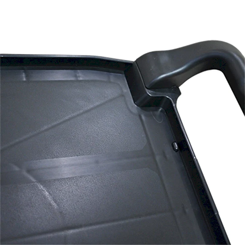 3 Layer Thickened Plastic Mobile Kitchen Cart with Metal Frame