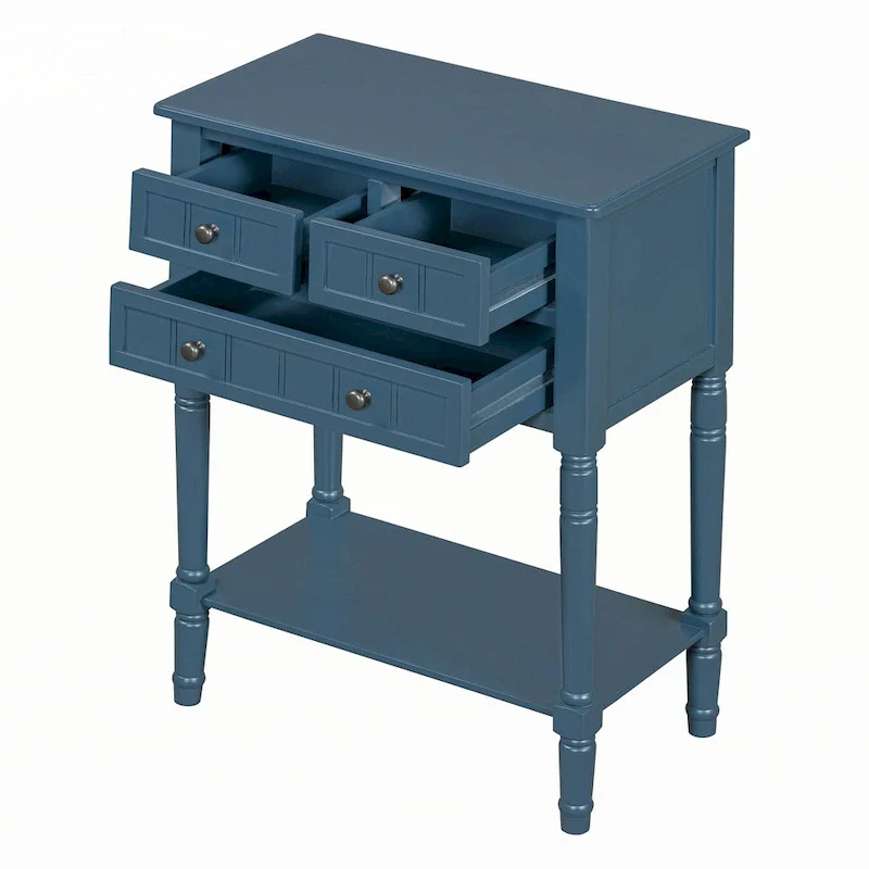 Narrow Console Table(Navy)