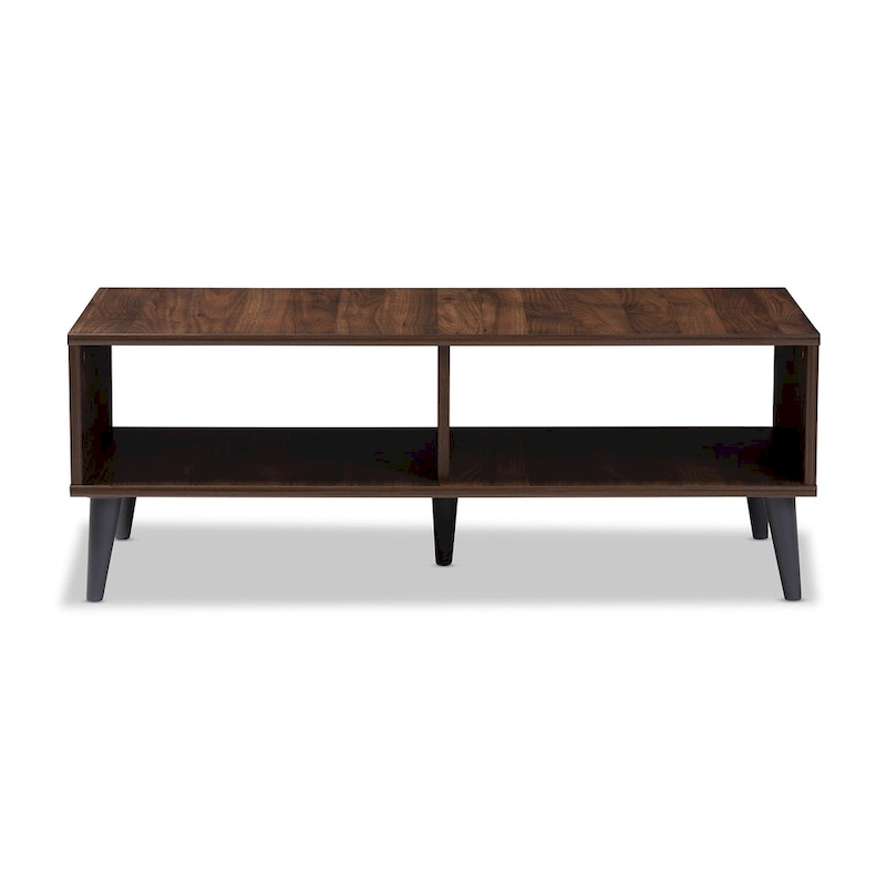 Mid-Century Modern Brown Coffee Table by Baxton Studio