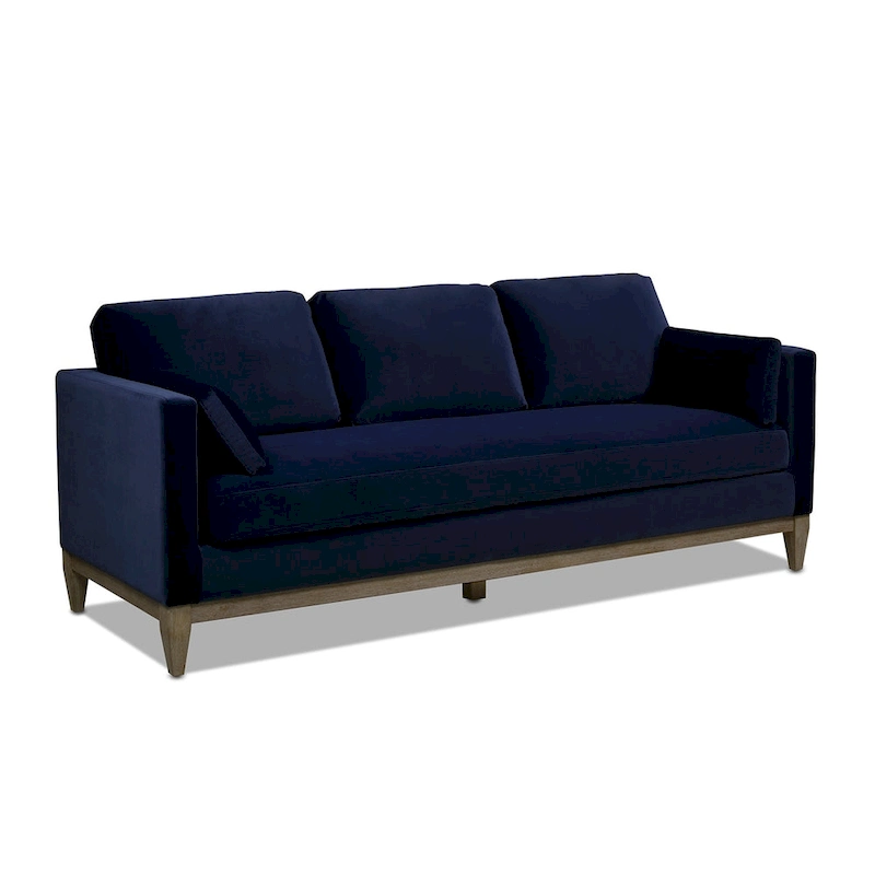 Knox 84 Modern Farmhouse Velvet Track Arm Sofa