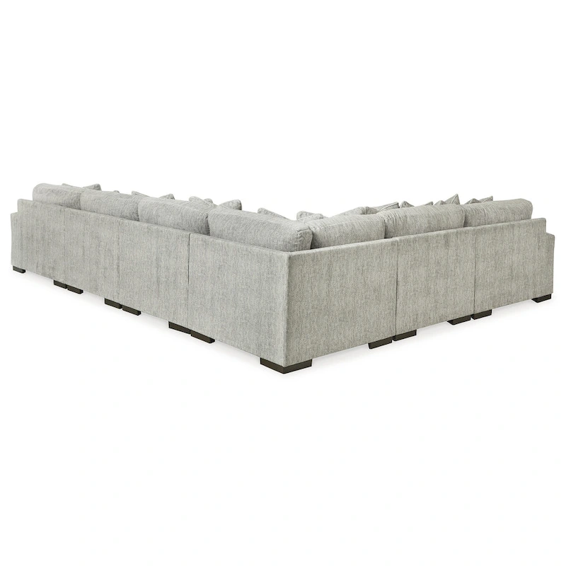 Signature Design by Ashley Regent Park Pewter 6-Piece Sectional - 171W x 132D x 39H