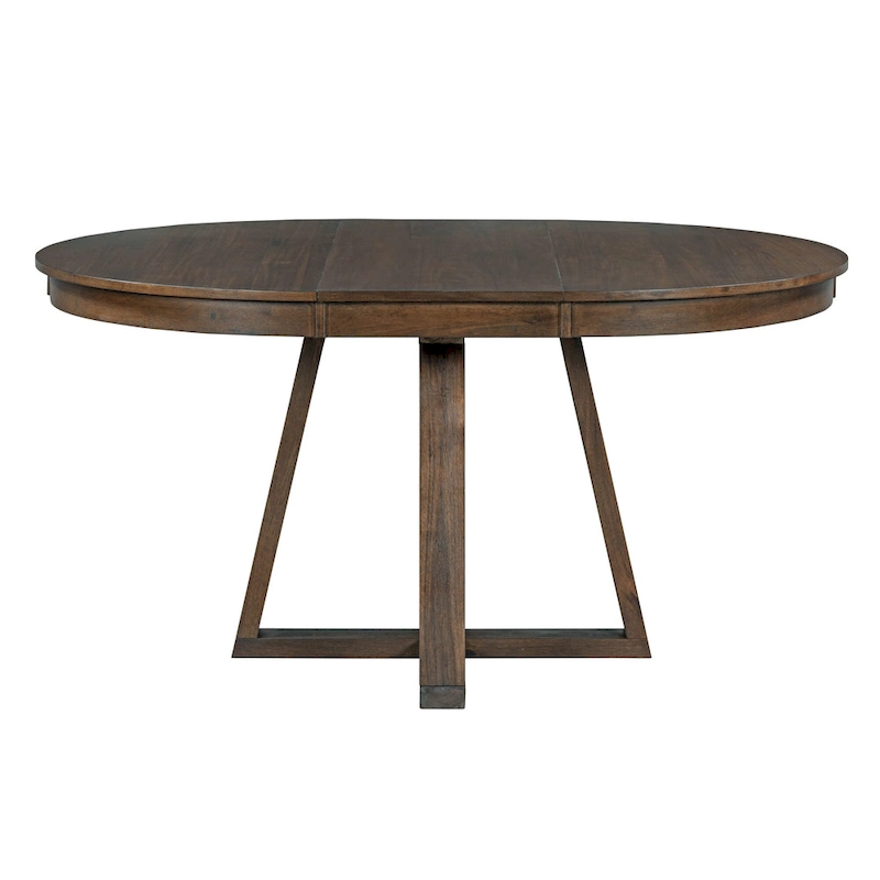 Multi-Function Dining Table and Chair Sets Farmhouse Kitchen Dining Table Sets with Removable Folding Plates Cross-Shaped Legs