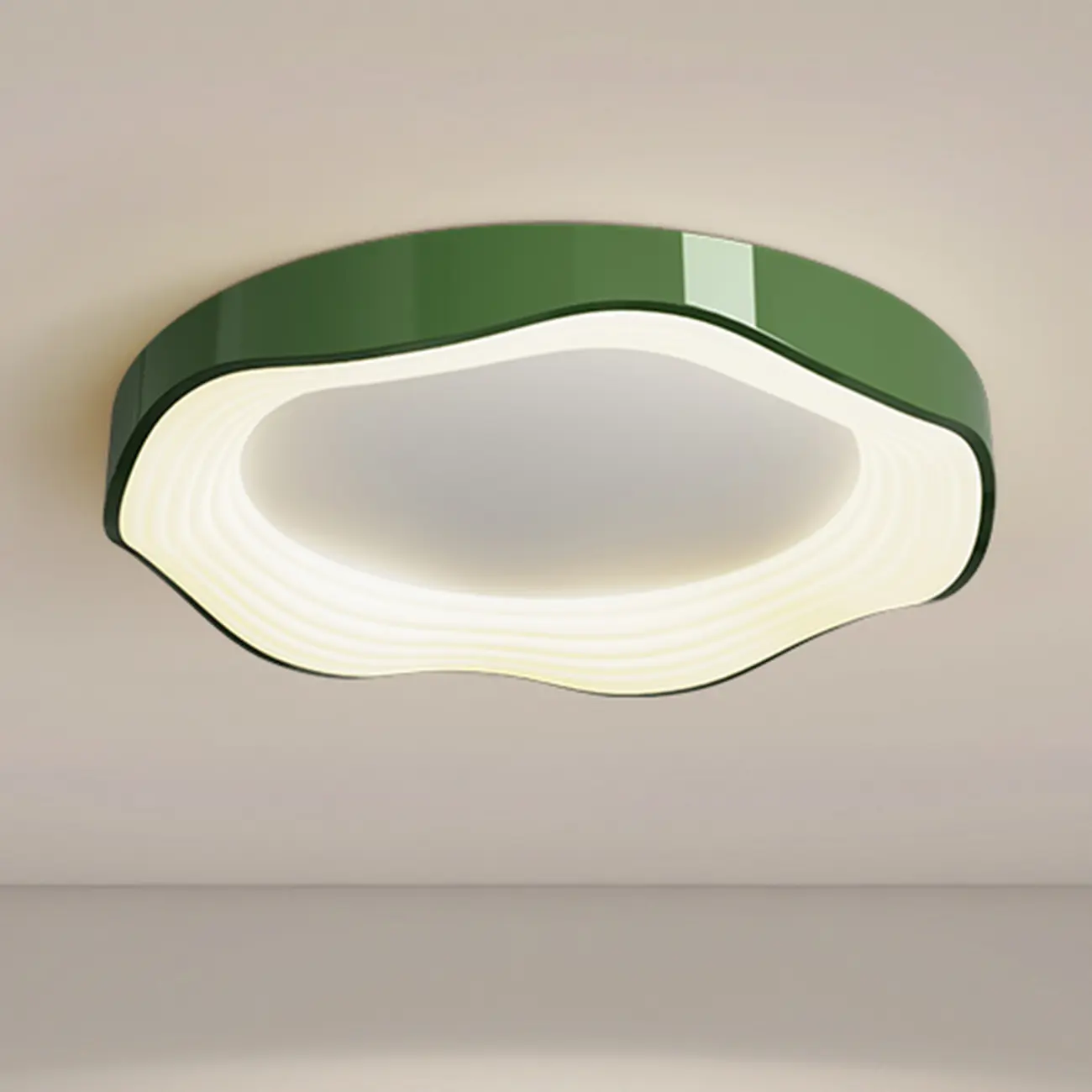Cloud Shaped Flush Mount Ceiling Light for Living Room Use
