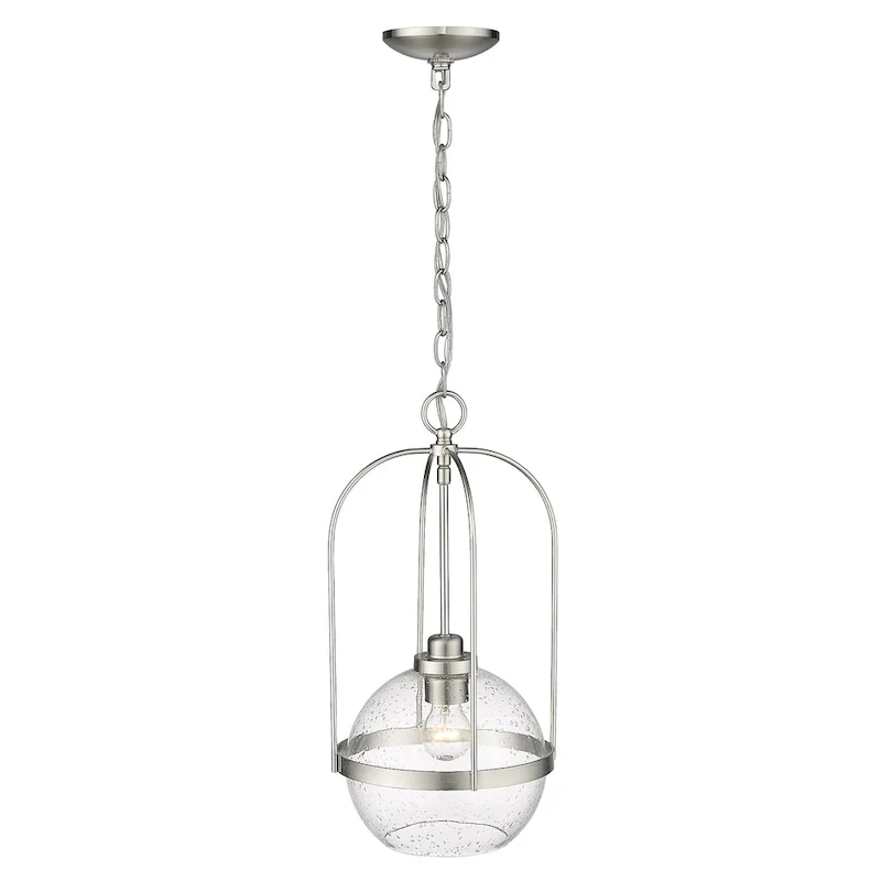 Devonshire 1-light Pendant w/ Clear Seeded Glass