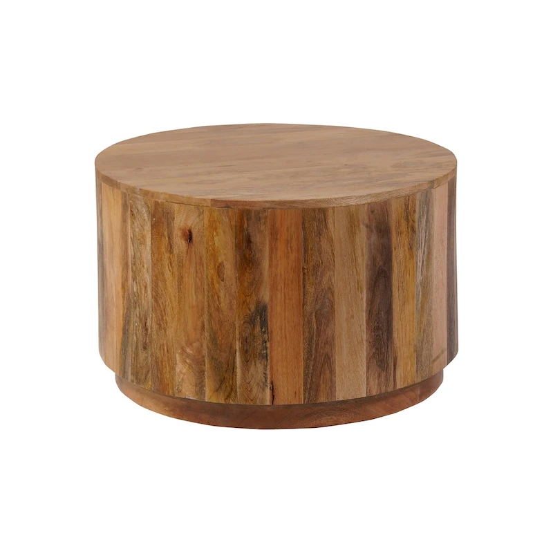 Carolina Living Krissa 30 Round Mango Wood Coffee Table