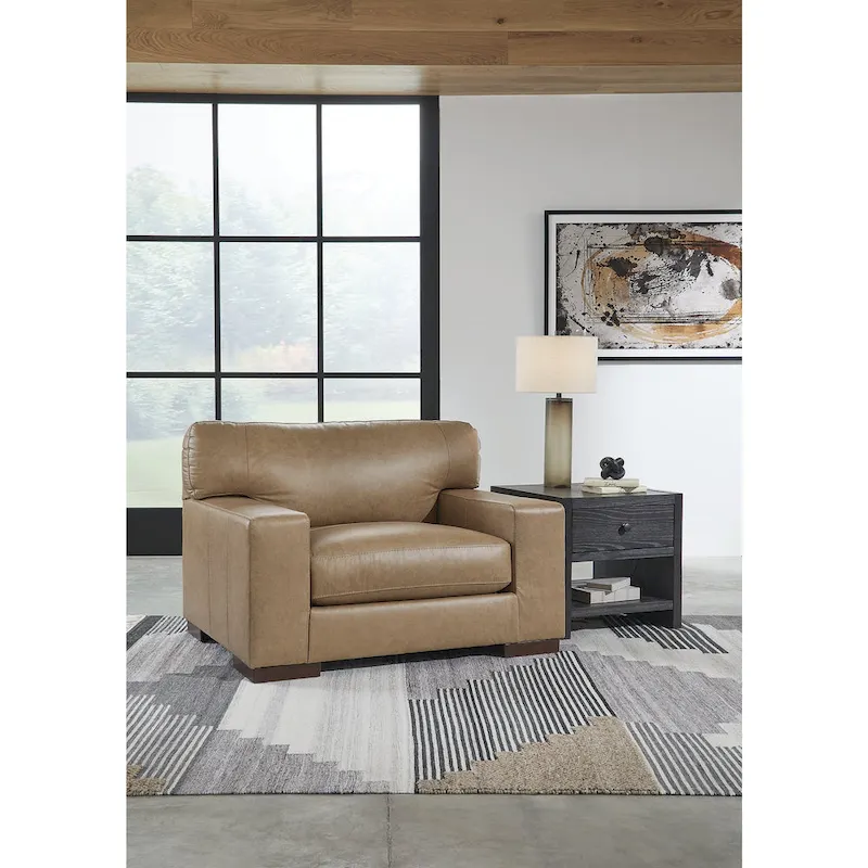 Signature Design by Ashley Lombardia Tumbleweed Oversized Chair - 51 W x 40 D x 35 H