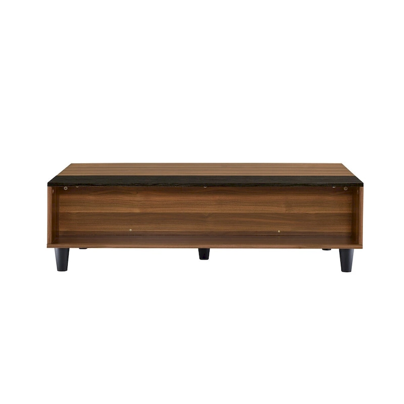 ACME Avala Coffee Table w/Lift Top in Walnut & Black