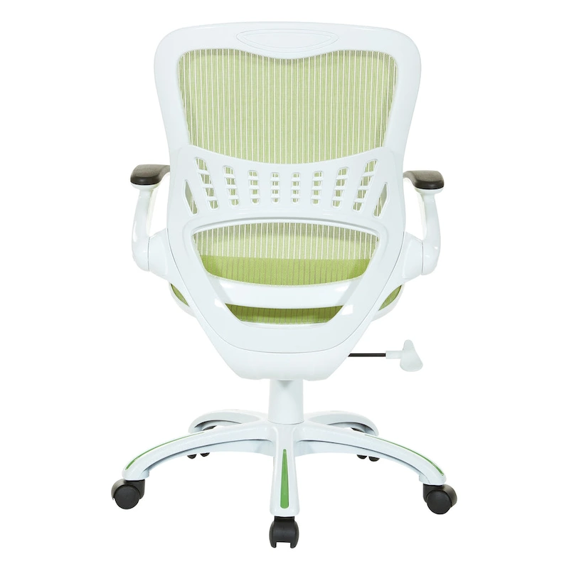 Riley Office Chair with White Mesh Seat and Back