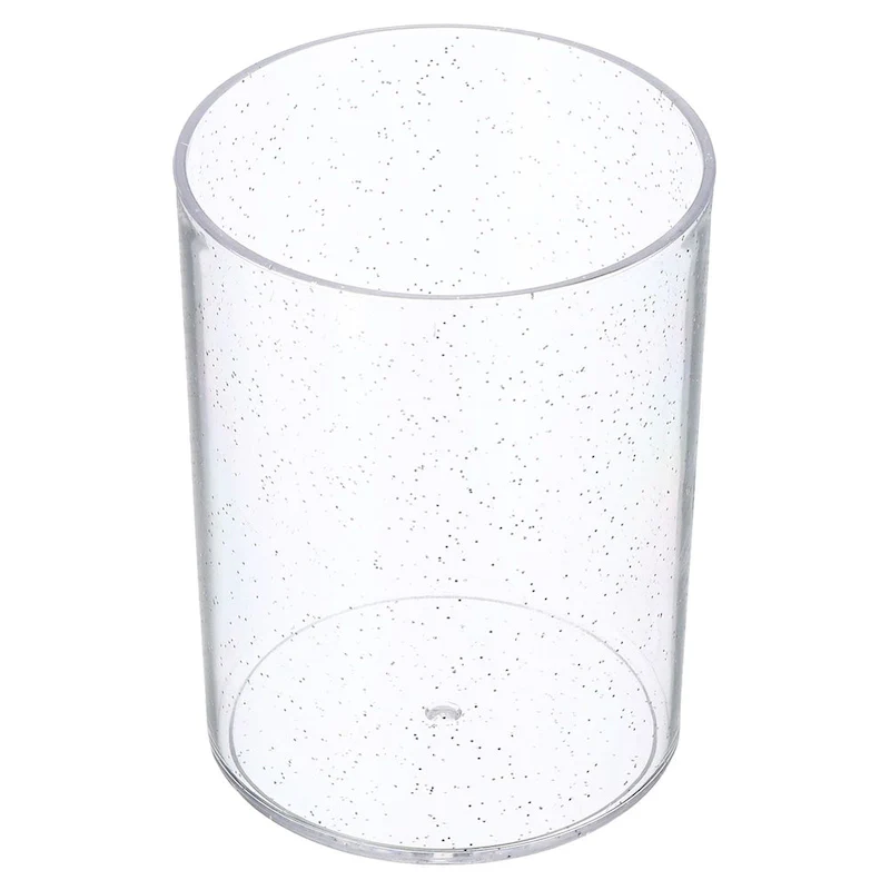 Acrylic Pencil Holder, Makeup Brush Holder Round Desktop Organizer