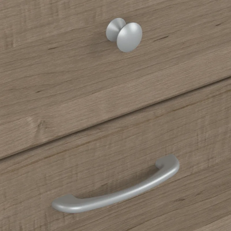 60W 3-position L-shaped Sit to Stand Desk with Hutch by