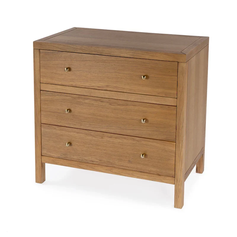 3-Drawer Wood Dresser