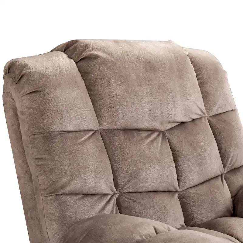 Manual Ergonomic Overstuffed Recliner Chair