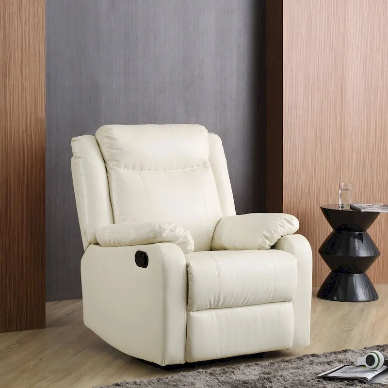 Copper Grove Zug Faux Leather Rocking Recliner