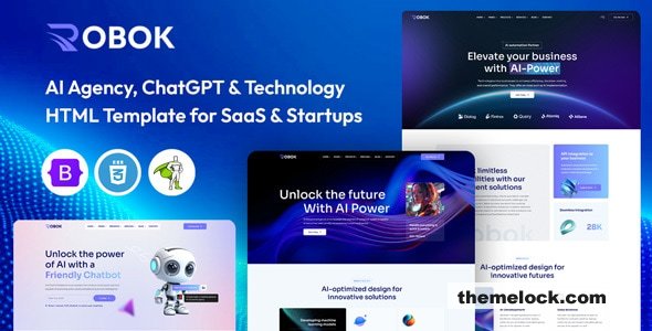 Robok v1.3 - AI Agency & Technology HTML Template