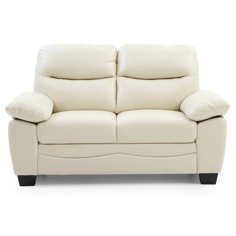 Marta Faux Leather Loveseat